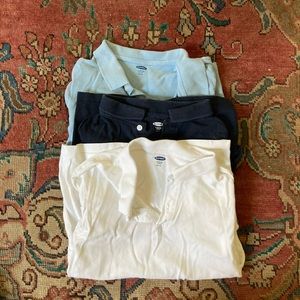 4 Old Navy uniform shirts